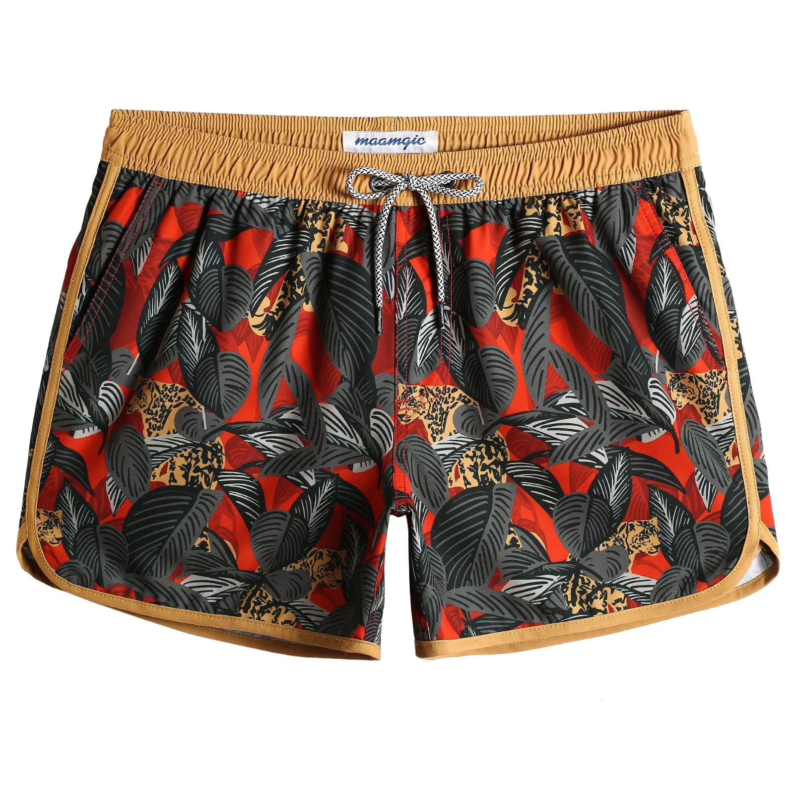 4.5 Inch Inseam Vintage Stretch Swallow Homing Swim Trunks