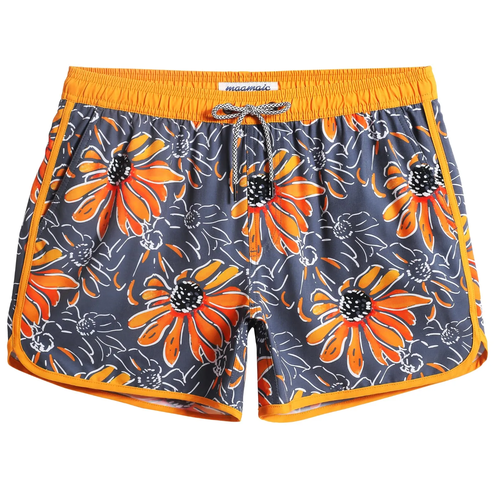 4.5 Inch Inseam Vintage Stretch Swallow Homing Swim Trunks