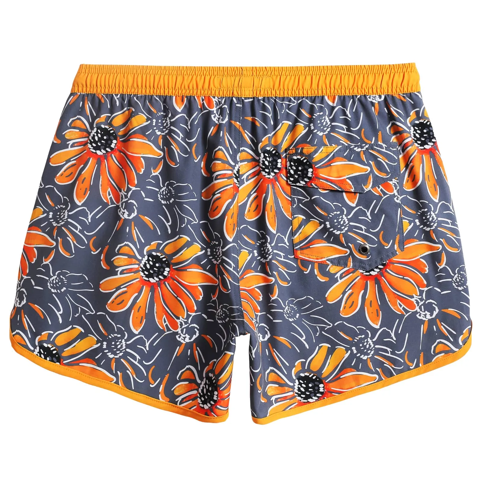 4.5 Inch Inseam Vintage Stretch Swallow Homing Swim Trunks