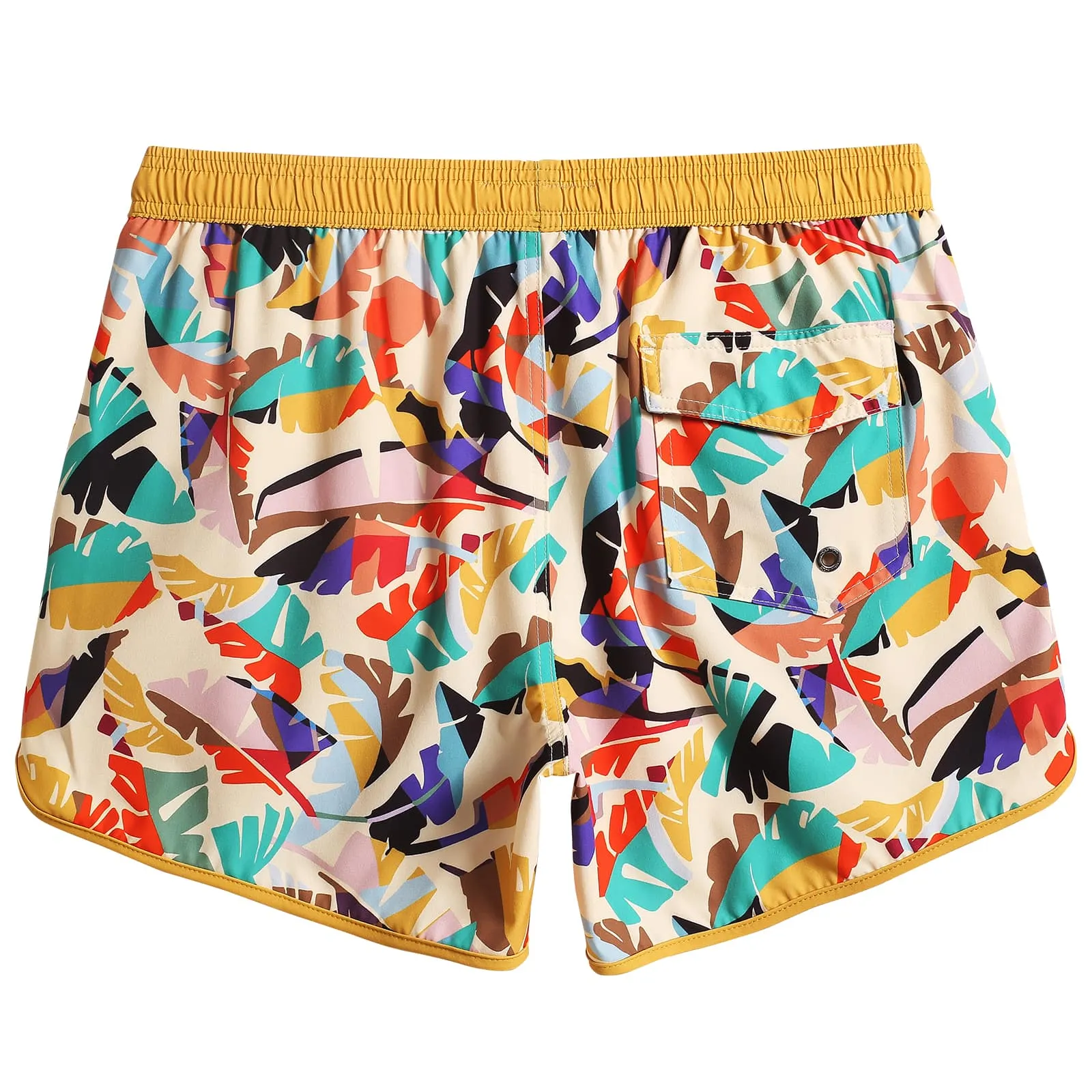 4.5 Inch Inseam Vintage Stretch Swallow Homing Swim Trunks