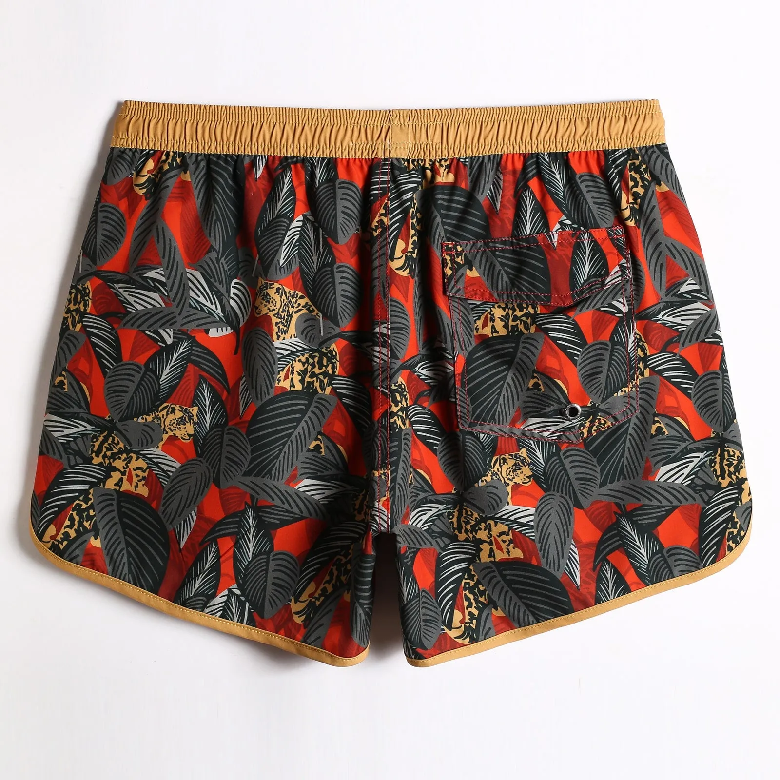 4.5 Inch Inseam Vintage Stretch Swallow Homing Swim Trunks