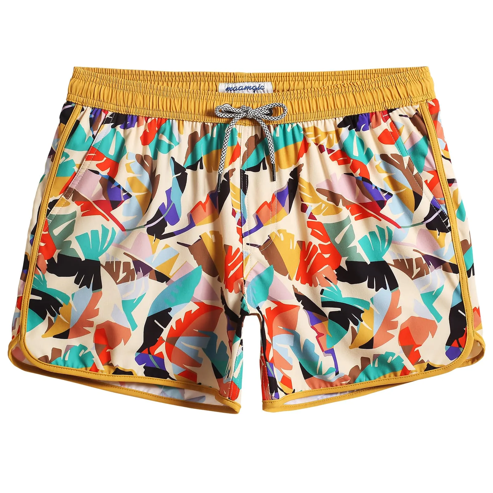 4.5 Inch Inseam Vintage Stretch Swallow Homing Swim Trunks