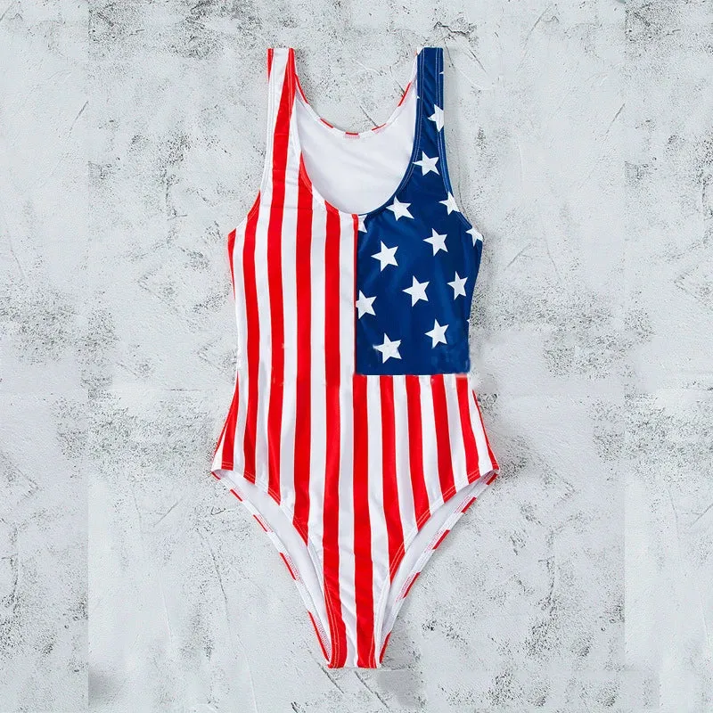 American Beach Goddess Swimsuit Bikini