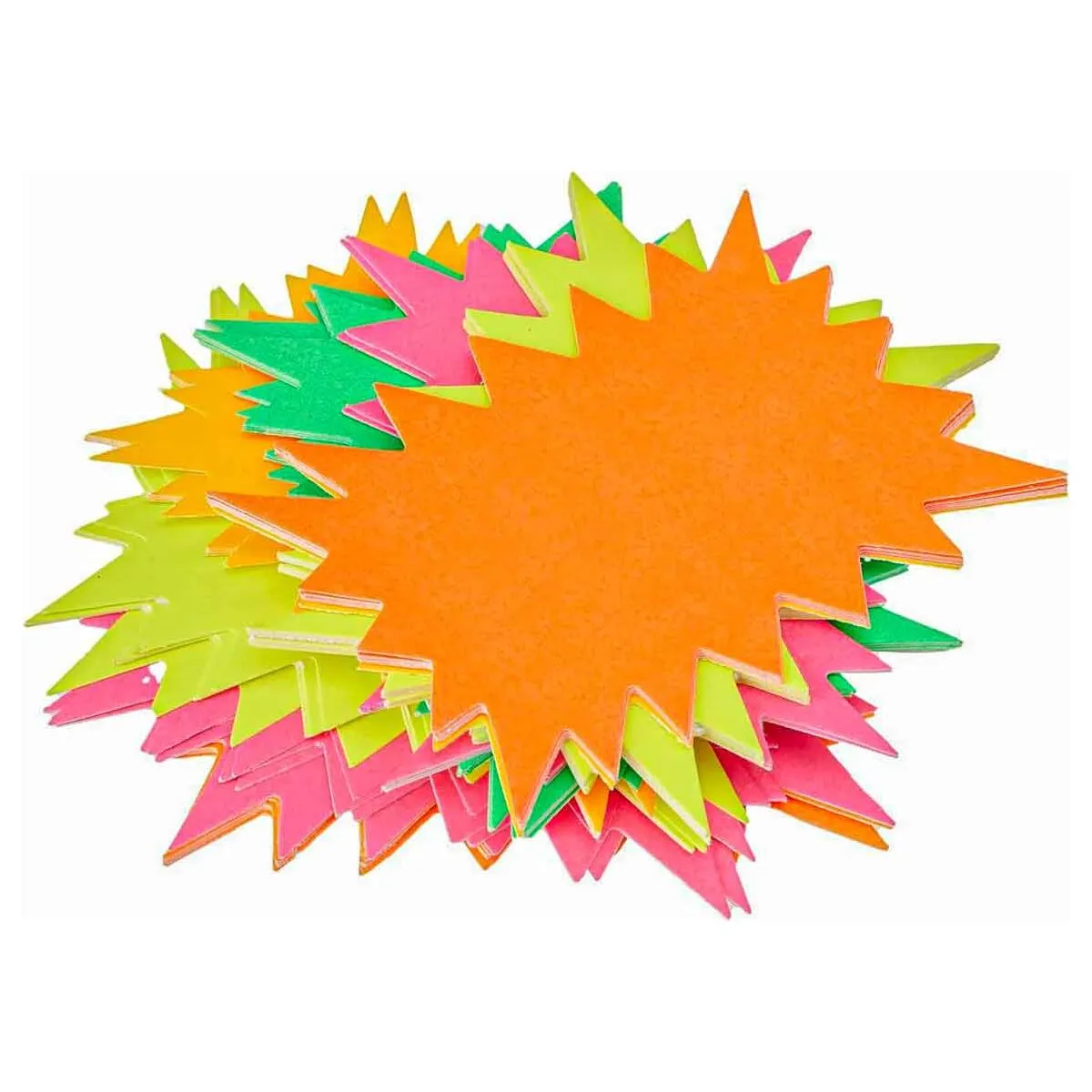 Artbox Neon Stars 10 x 7.5cm Assorted Colours (60 Pack)