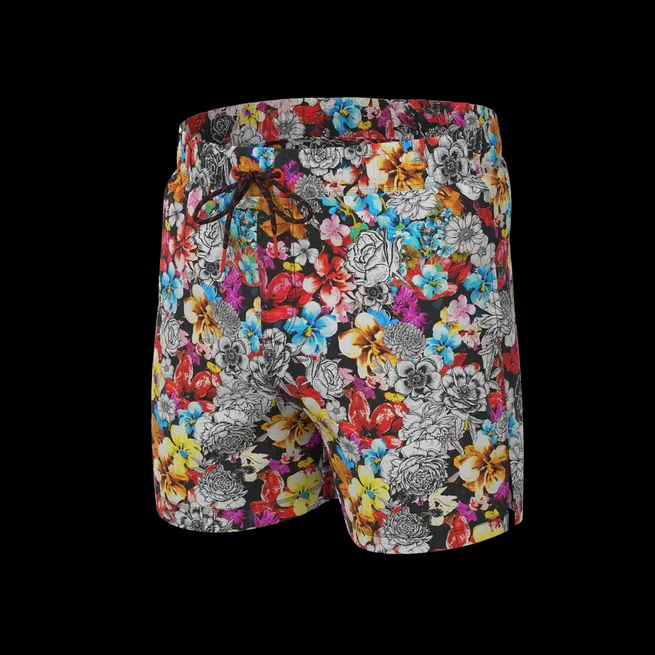 Au Noir Swim Trunk | THOMPSON, Red Multi