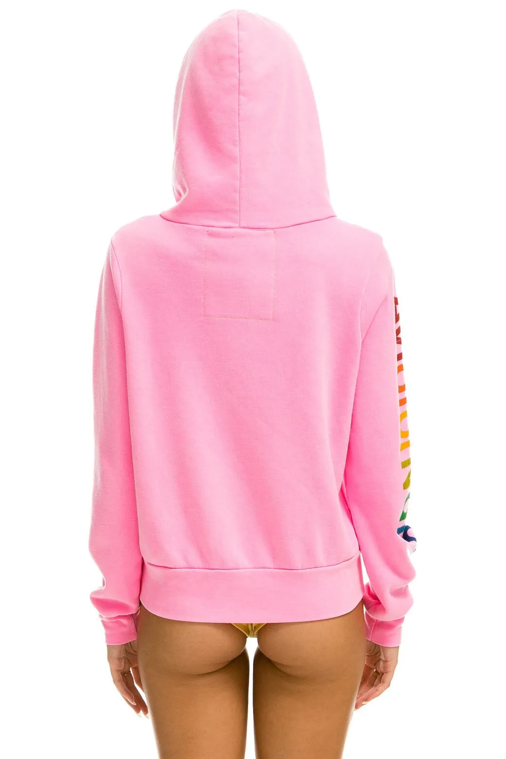 AVIATOR NATION VAIL HOODIE - NEON PINK