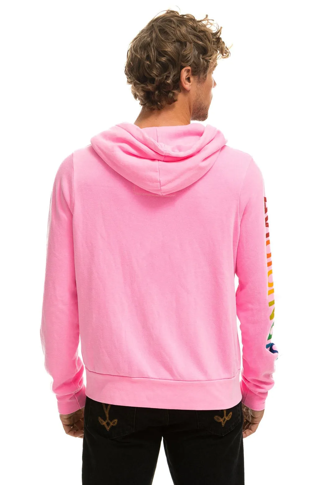 AVIATOR NATION VAIL HOODIE - NEON PINK