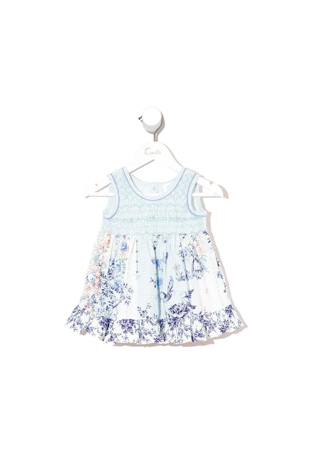 BABIES DRESS WITH SHIRRING PETIT DREAMER