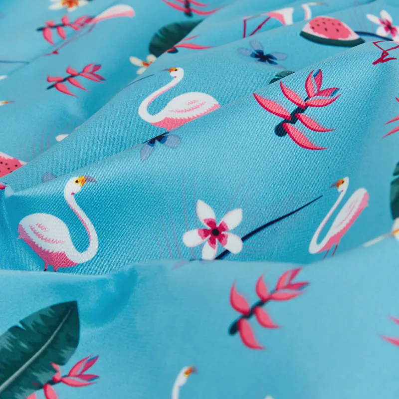 BEACH FLAMINGO SWIM TRUNKS