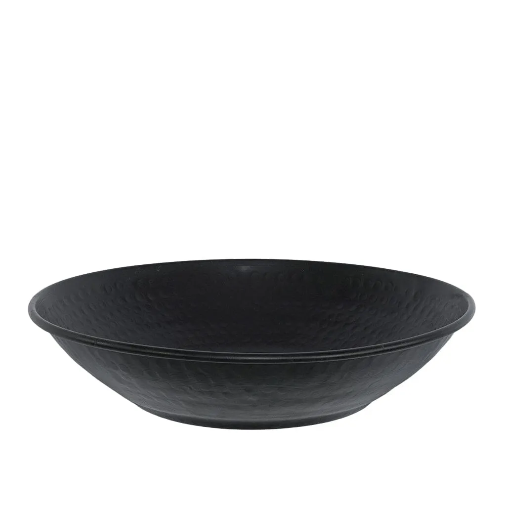 Black Layne Hammered Bowl - Large