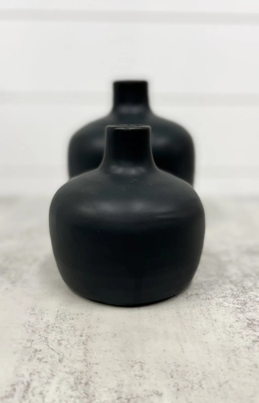 Black Matte Vase