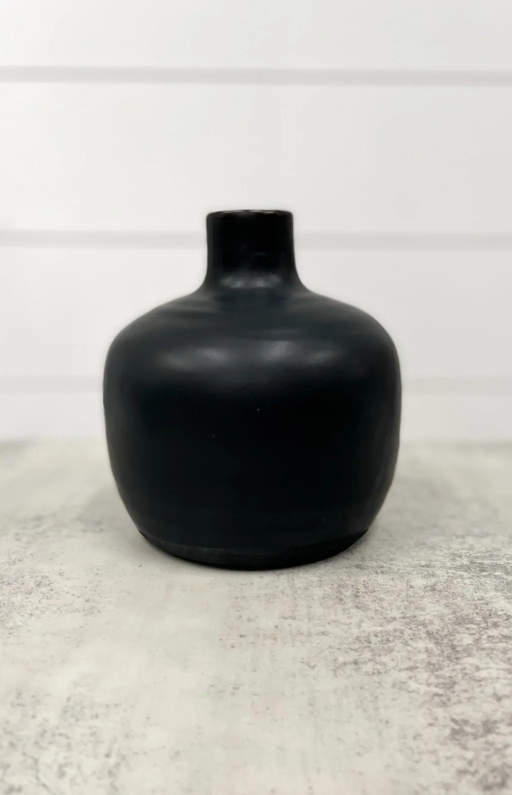 Black Matte Vase