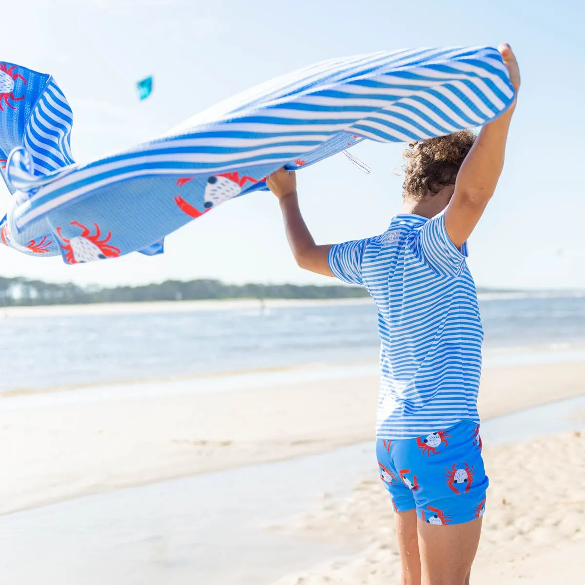 Blue Crab Cast Swim Shorts