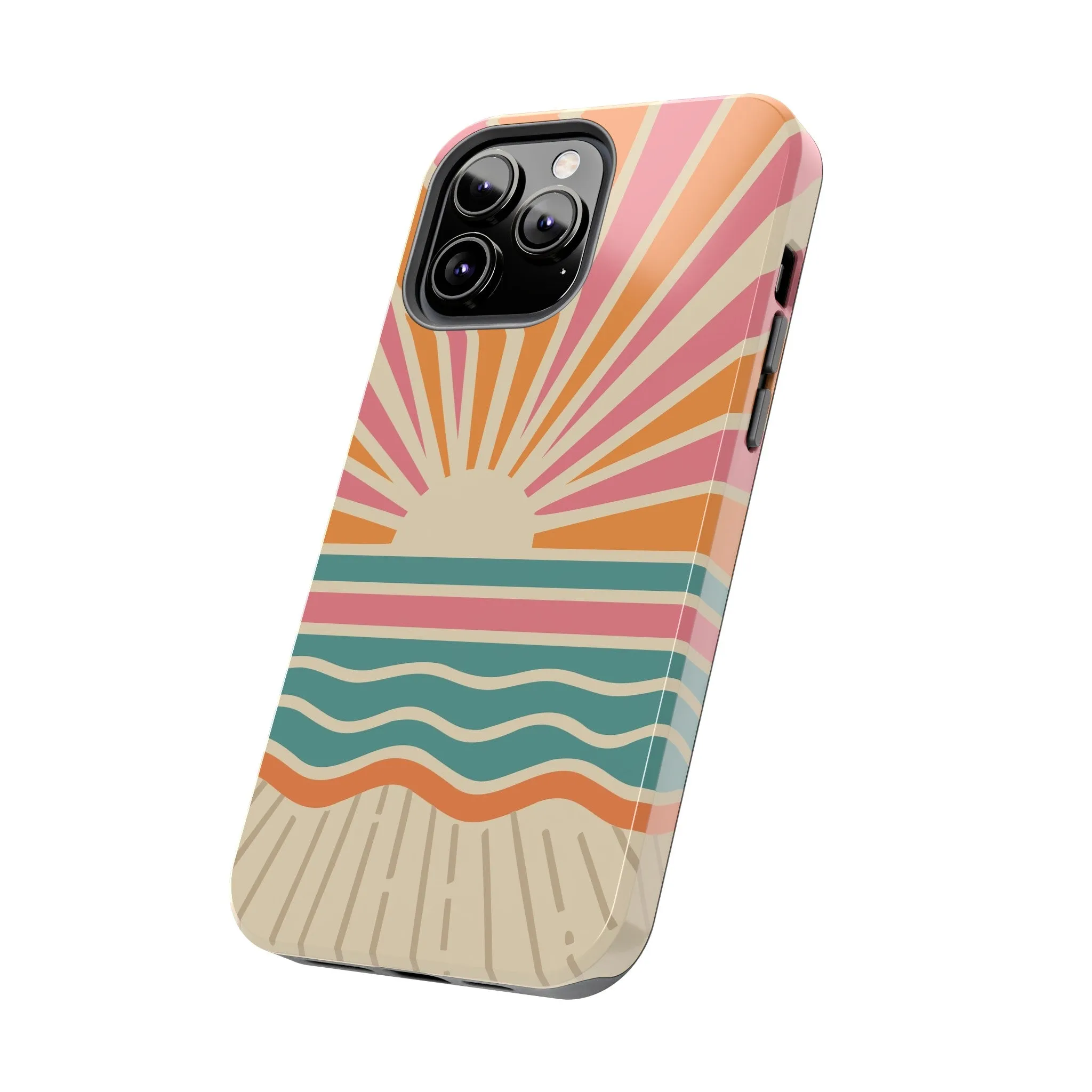 Boardwalk Sunrise | Retro Beach Case