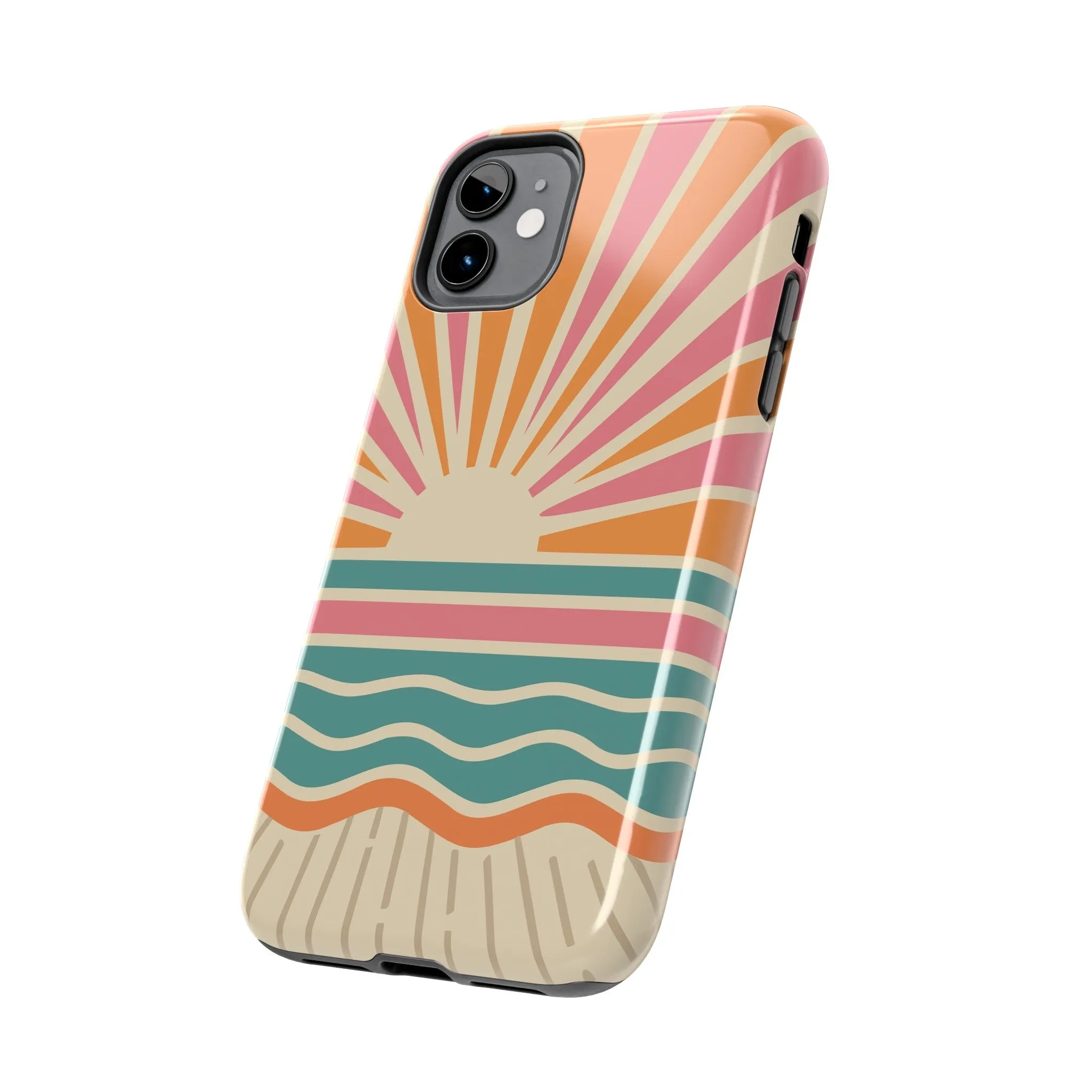 Boardwalk Sunrise | Retro Beach Case