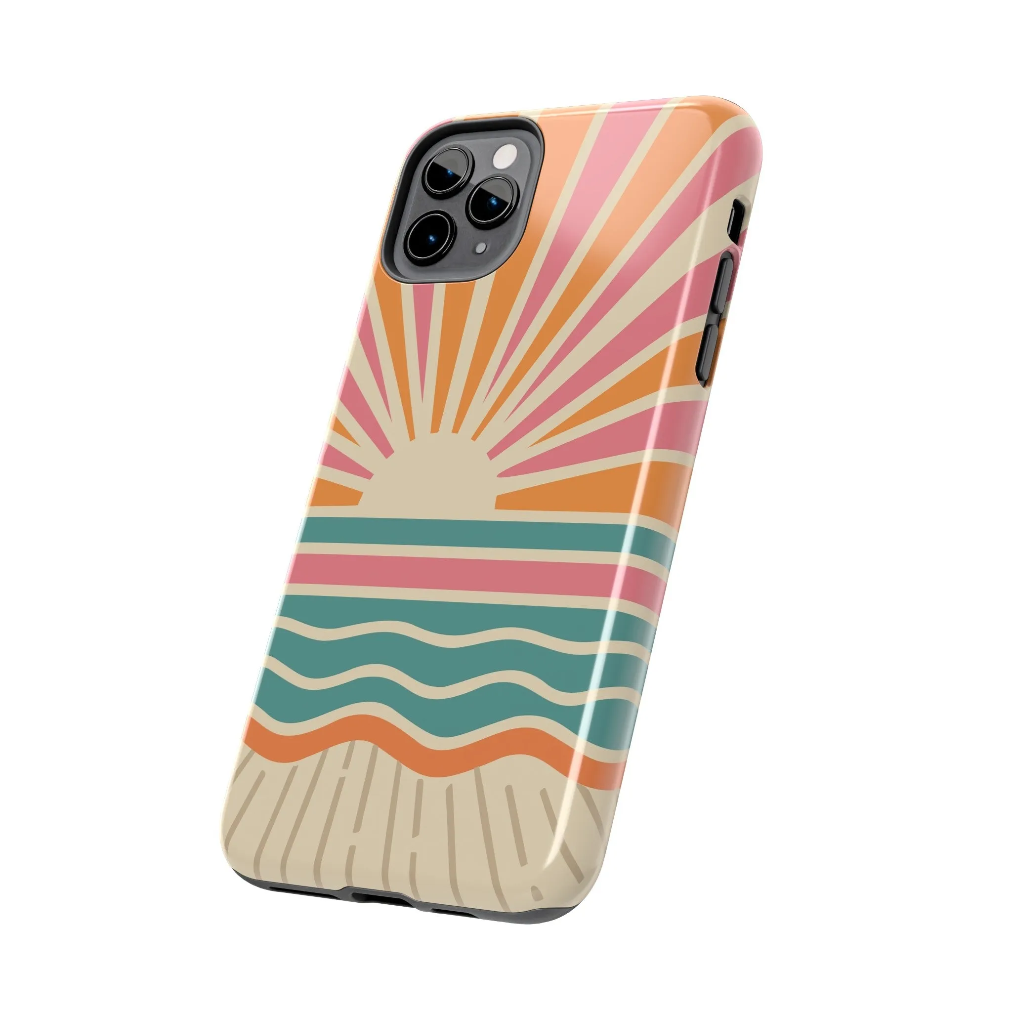 Boardwalk Sunrise | Retro Beach Case