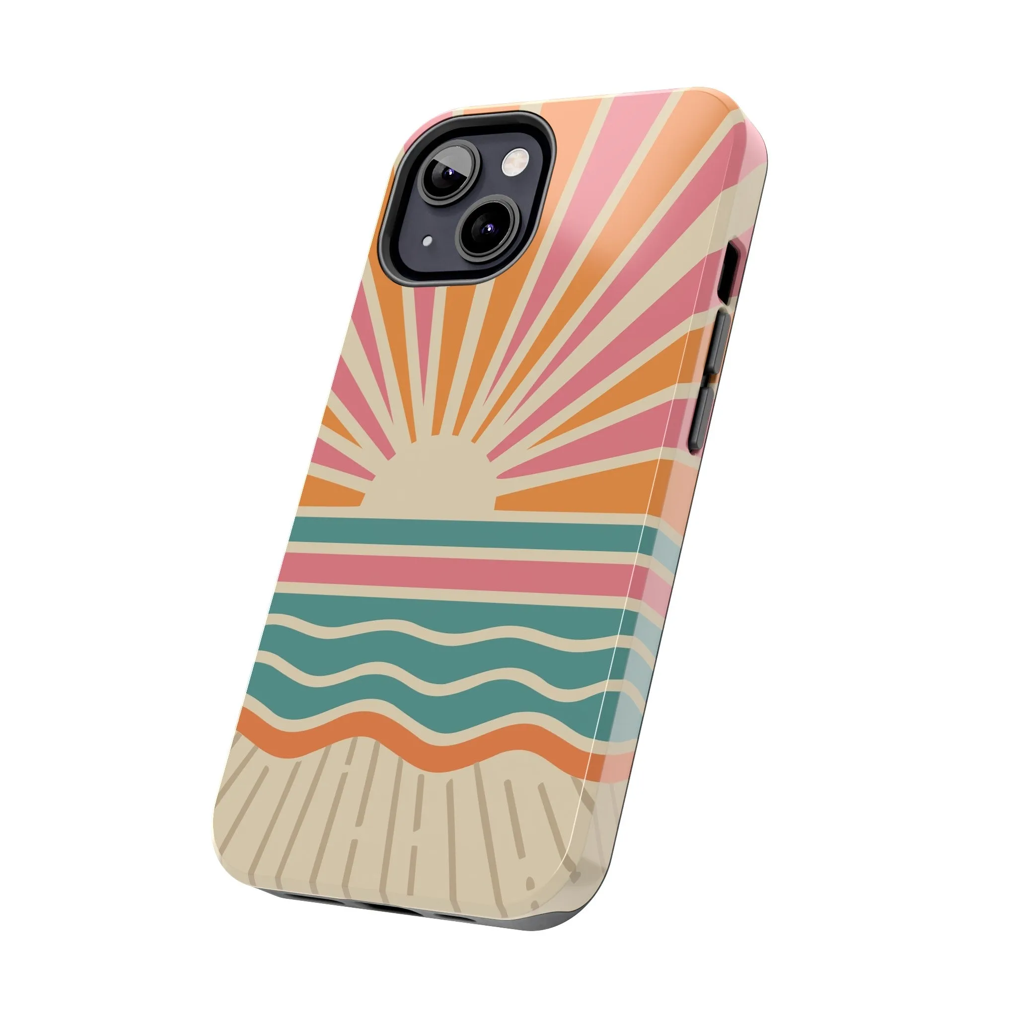 Boardwalk Sunrise | Retro Beach Case