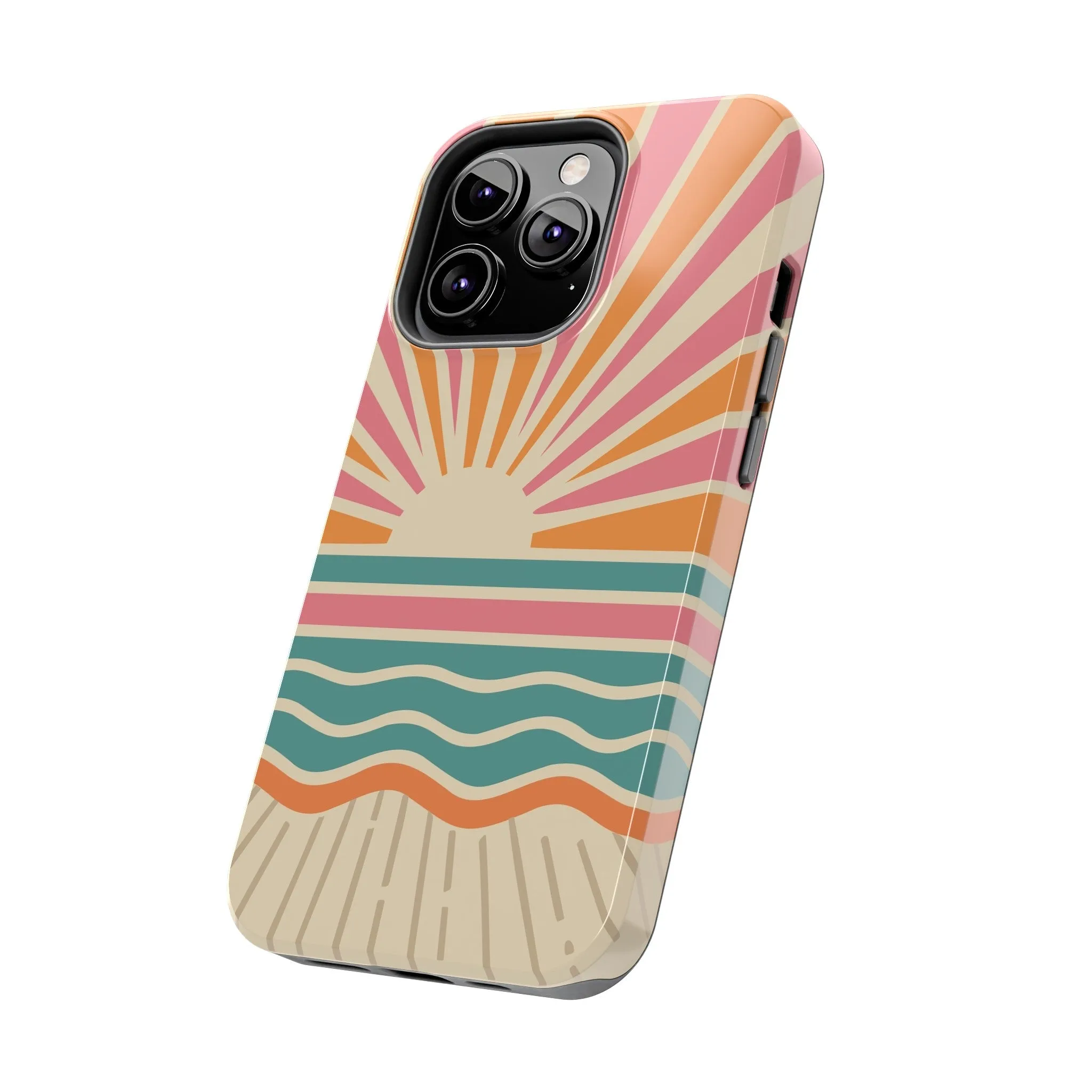 Boardwalk Sunrise | Retro Beach Case