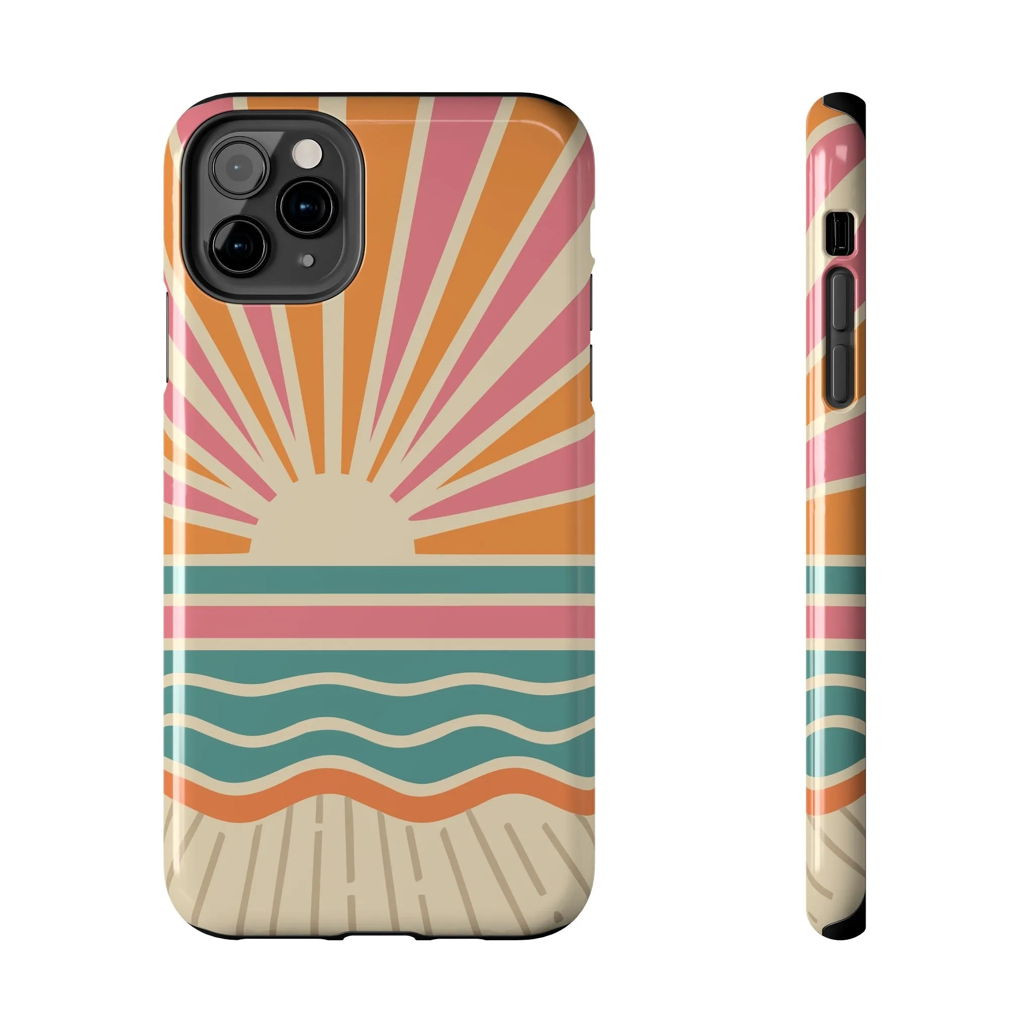 Boardwalk Sunrise | Retro Beach Case