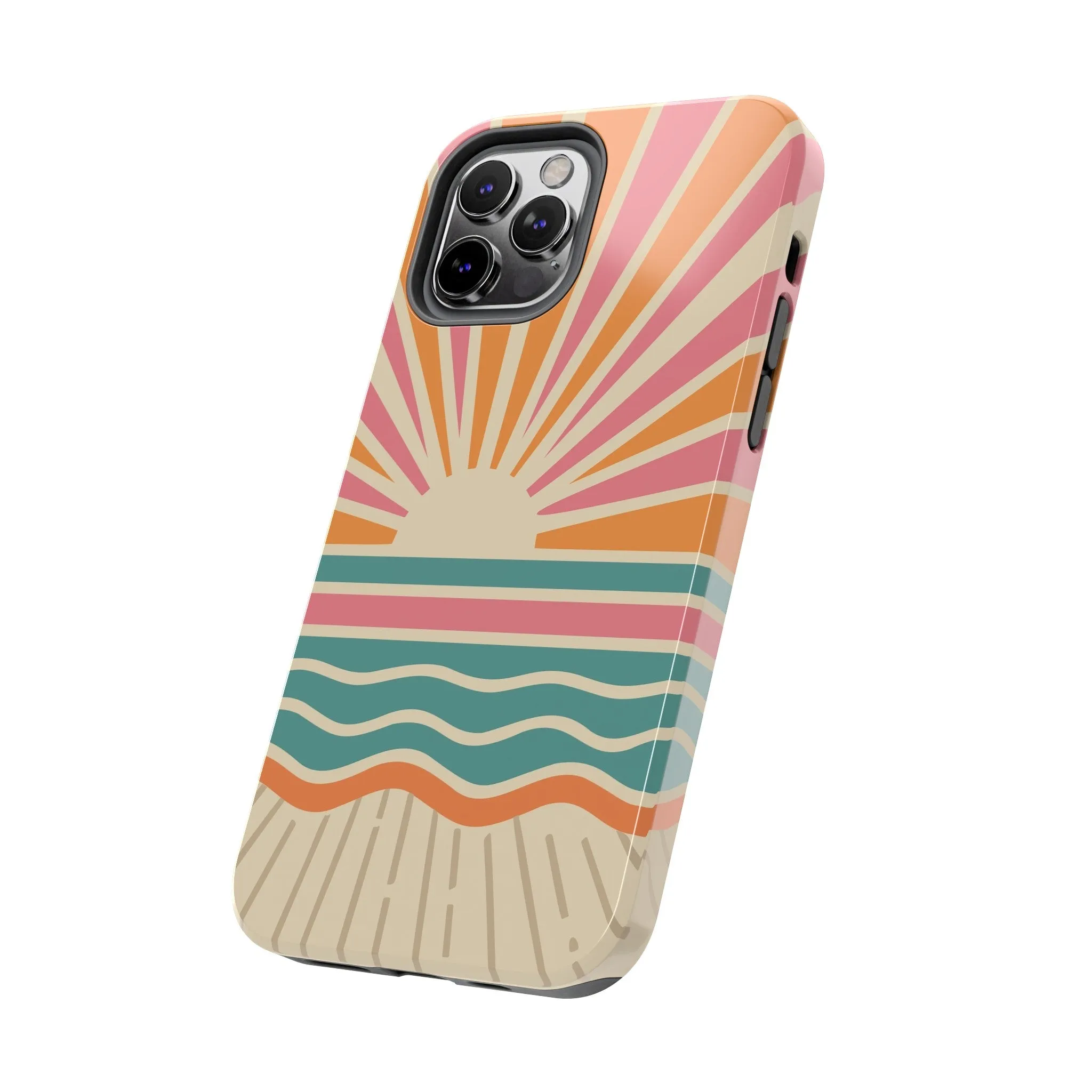 Boardwalk Sunrise | Retro Beach Case