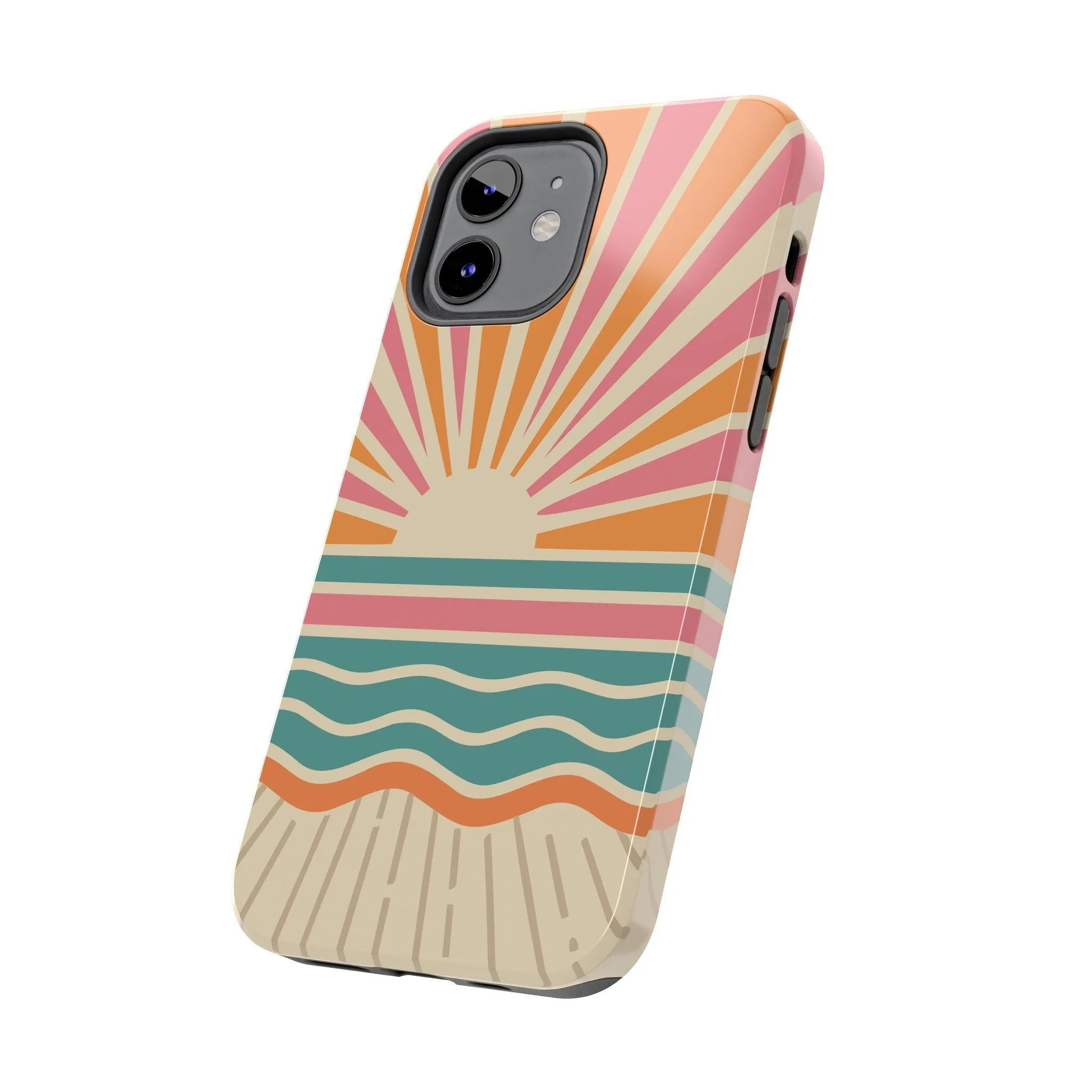 Boardwalk Sunrise | Retro Beach Case