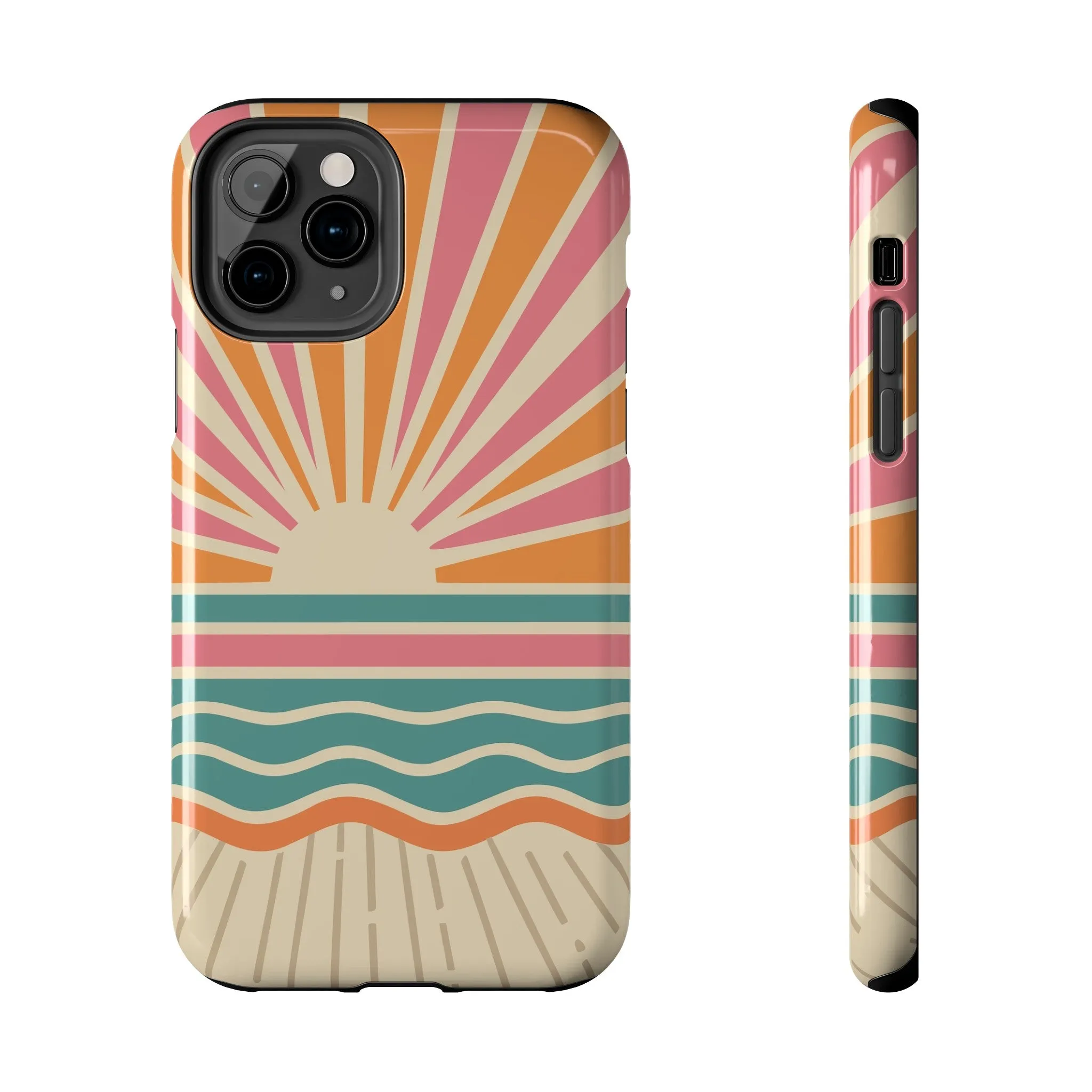 Boardwalk Sunrise | Retro Beach Case