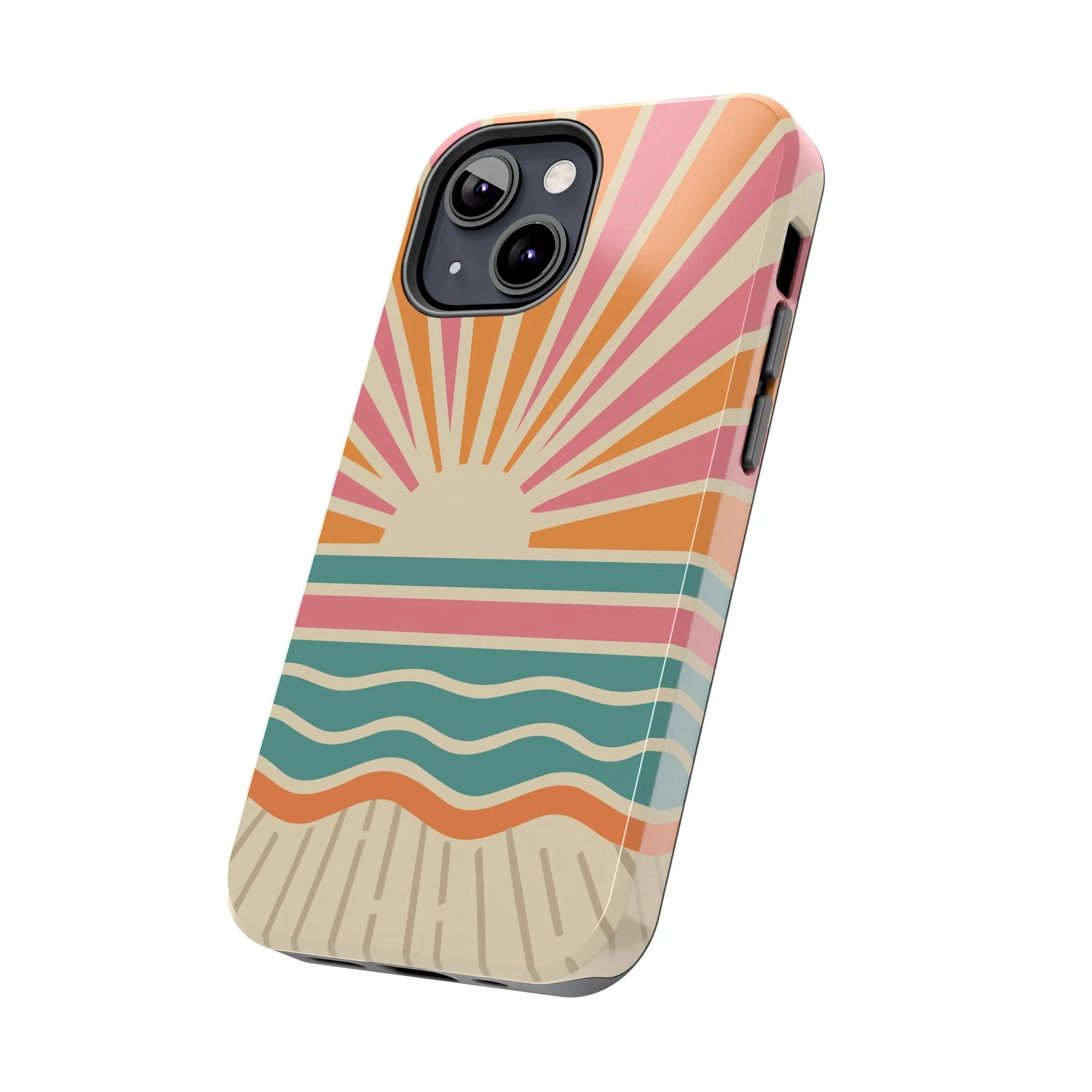 Boardwalk Sunrise | Retro Beach Case