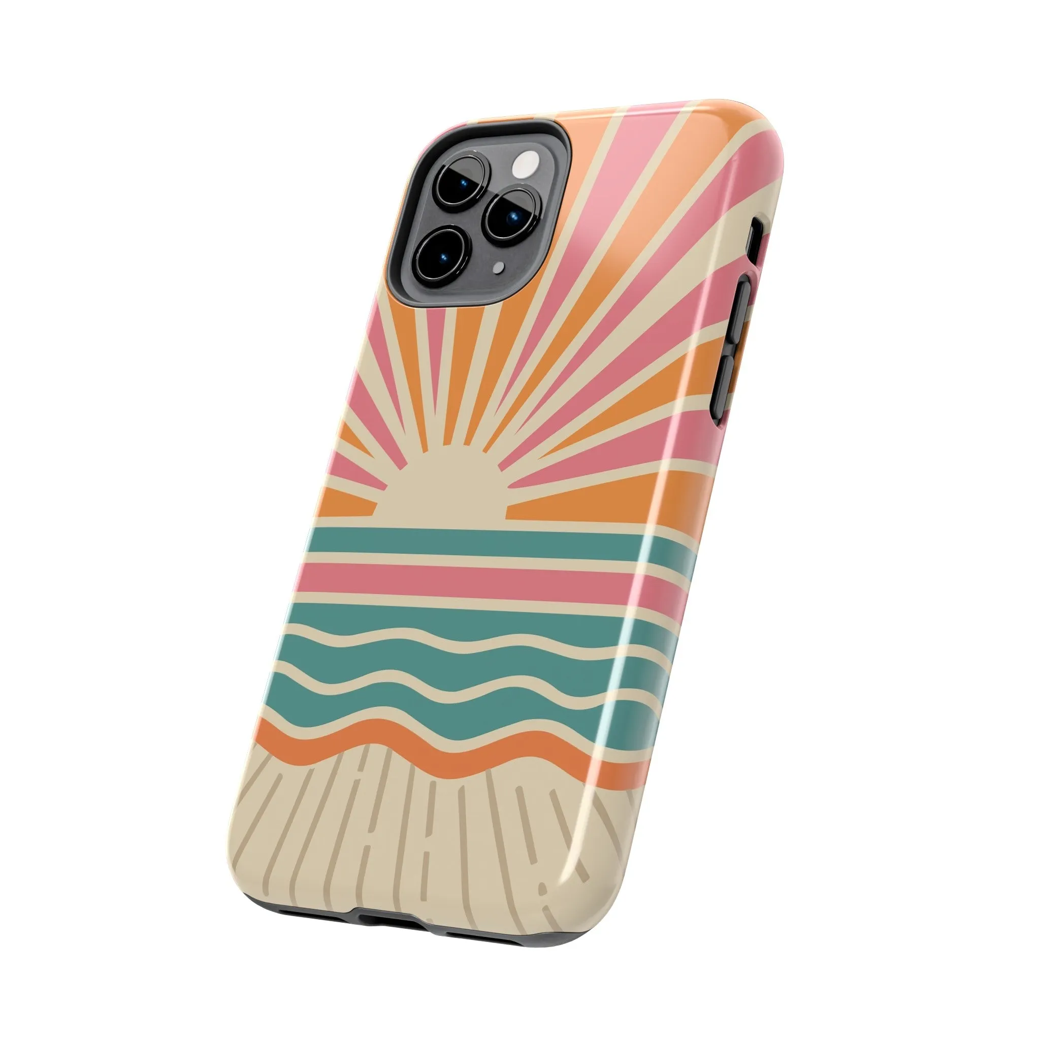 Boardwalk Sunrise | Retro Beach Case