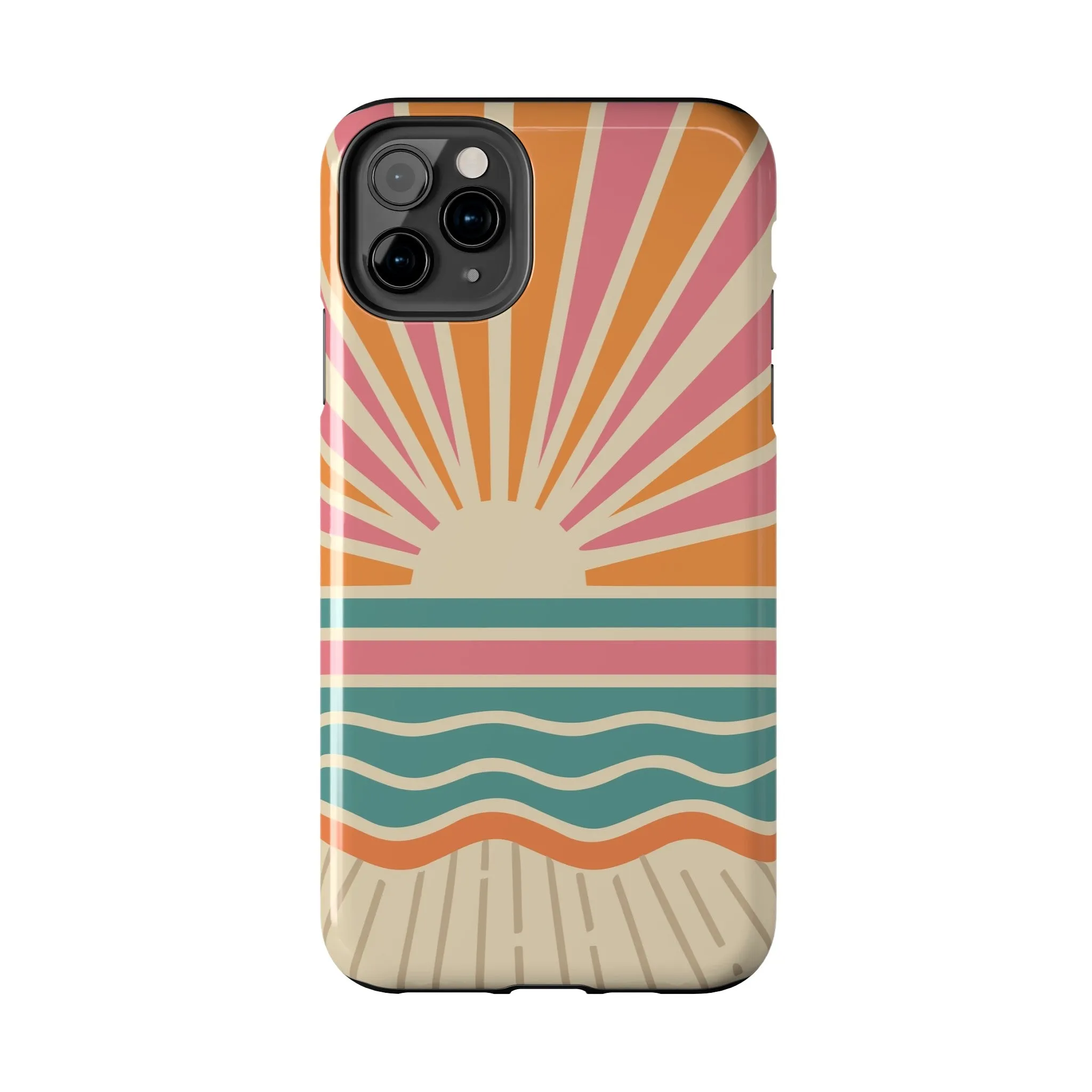 Boardwalk Sunrise | Retro Beach Case