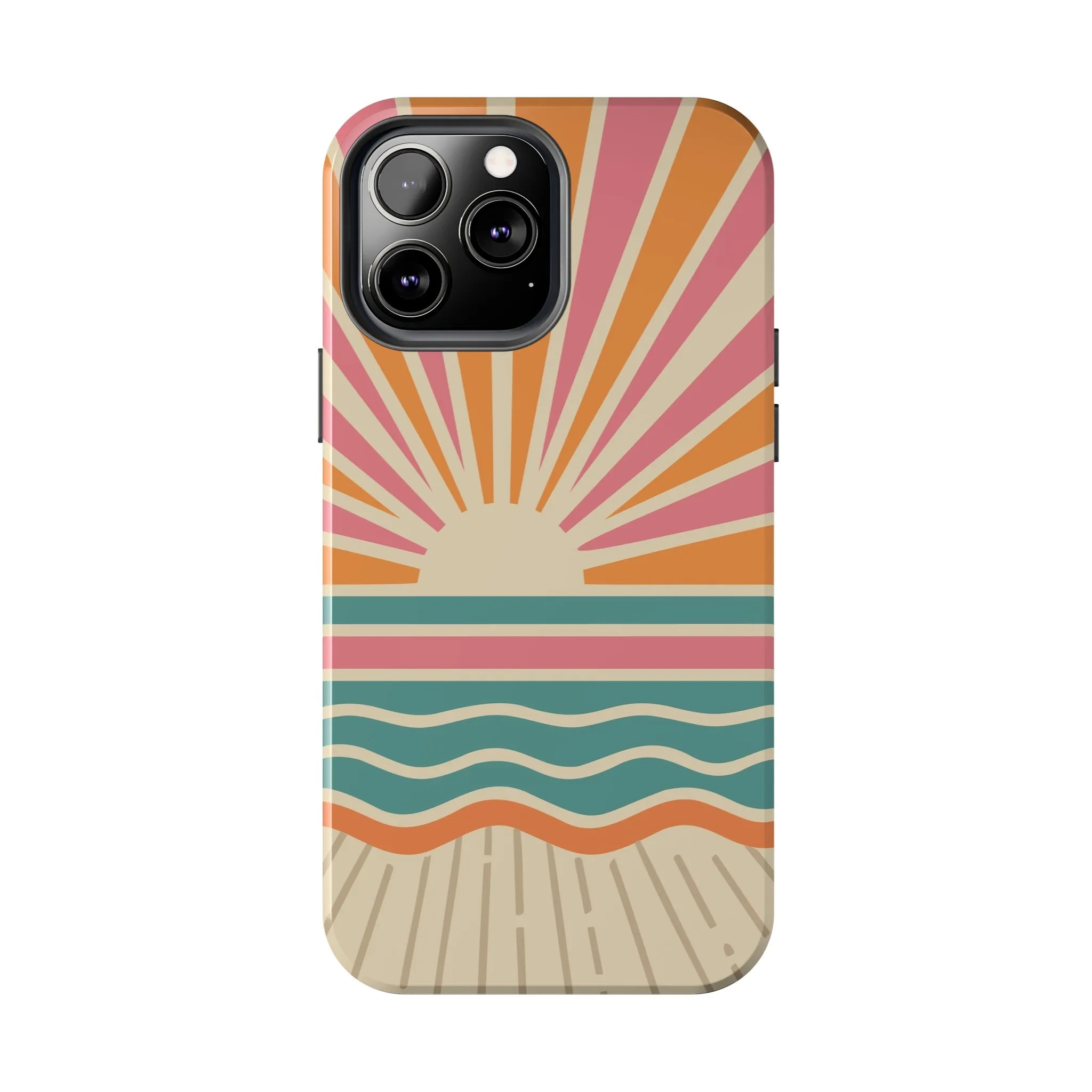 Boardwalk Sunrise | Retro Beach Case