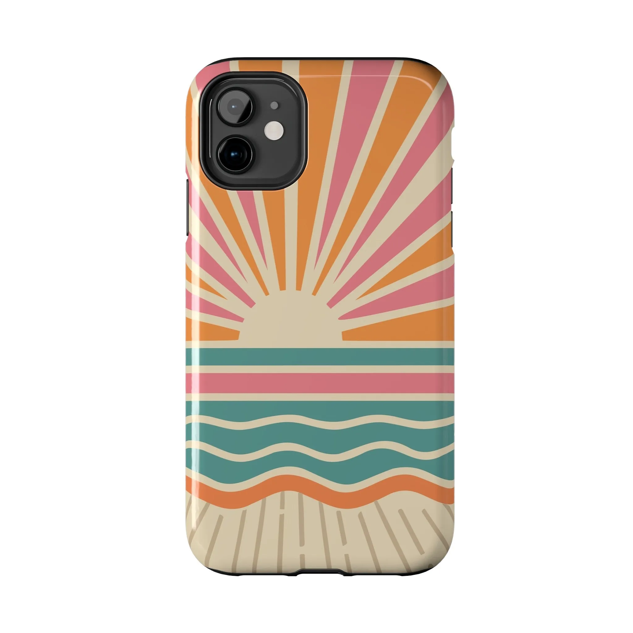 Boardwalk Sunrise | Retro Beach Case