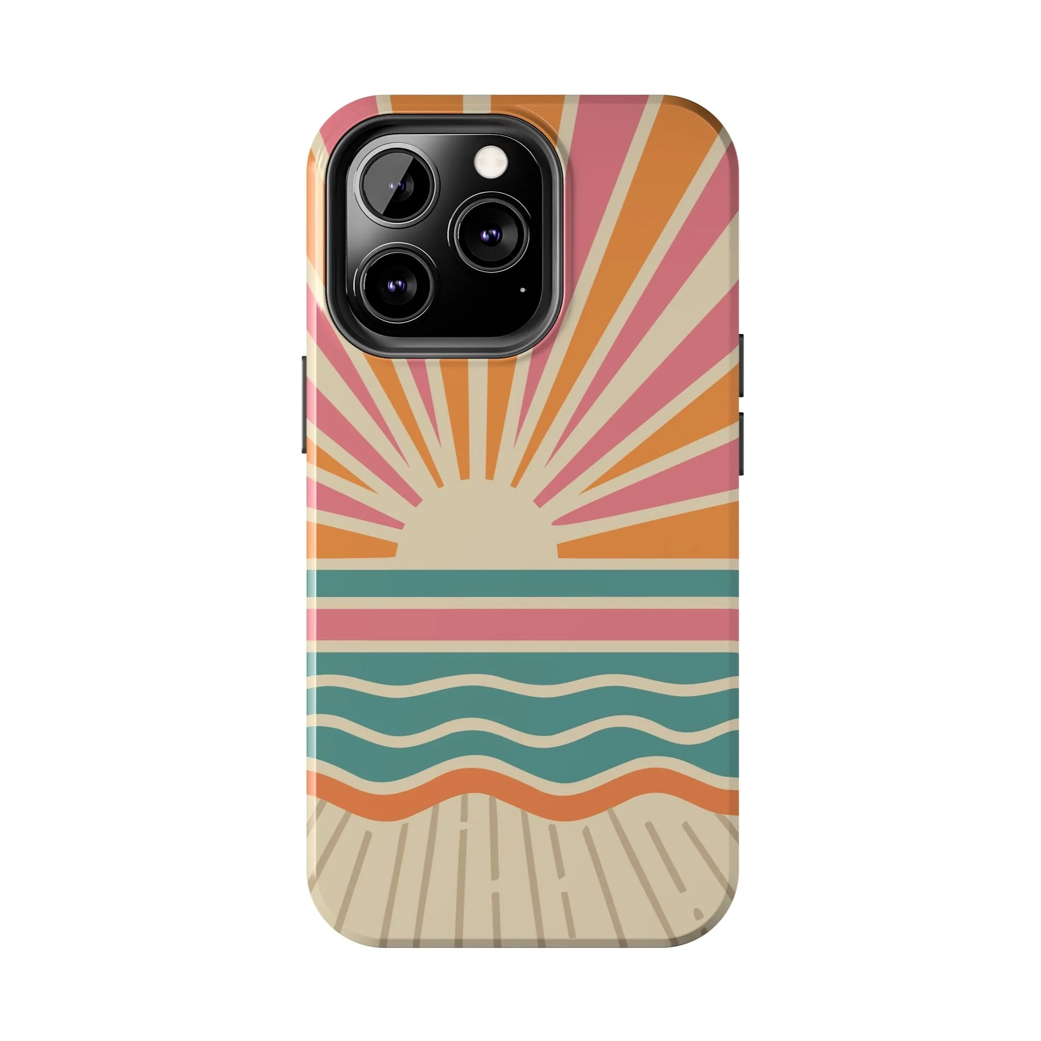 Boardwalk Sunrise | Retro Beach Case