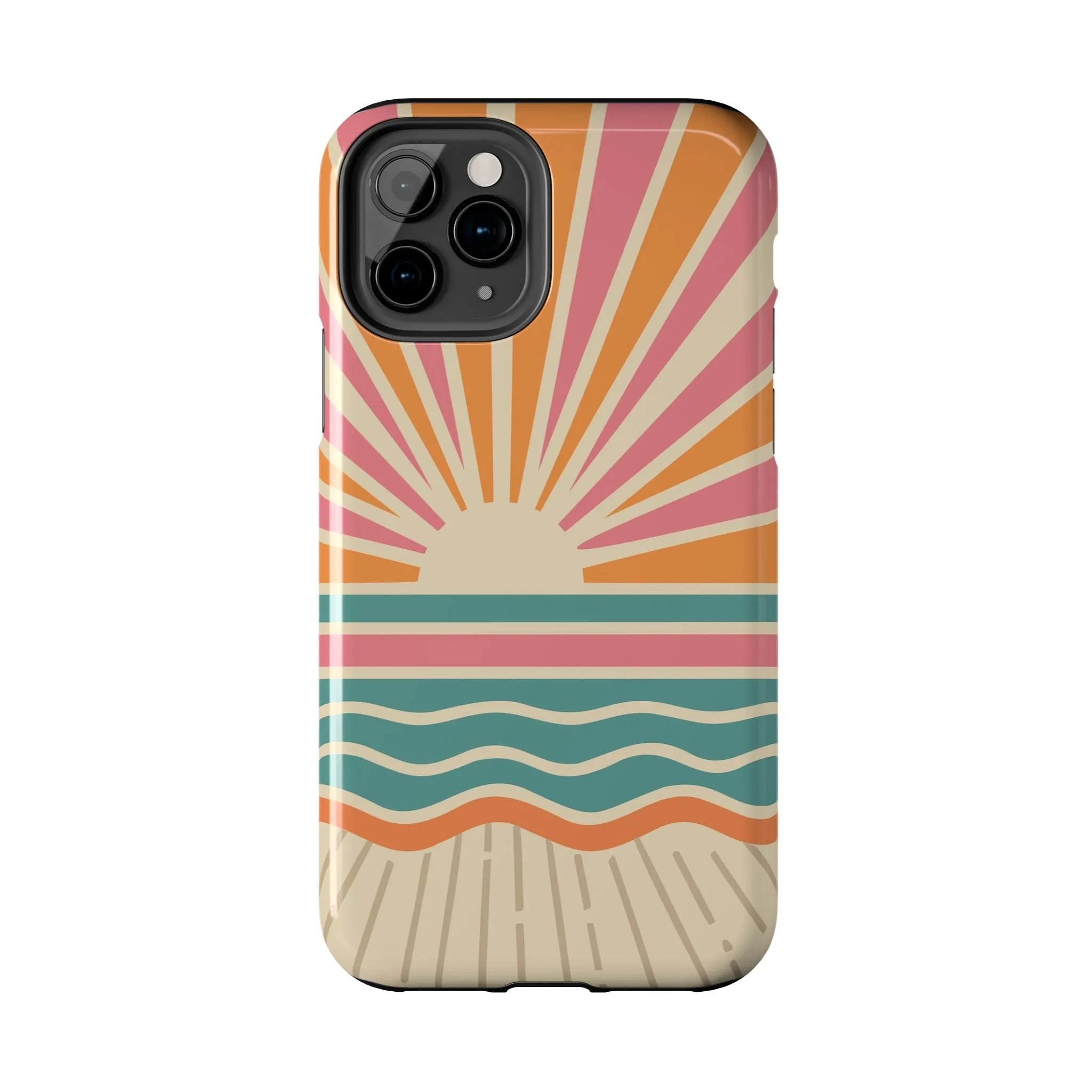 Boardwalk Sunrise | Retro Beach Case