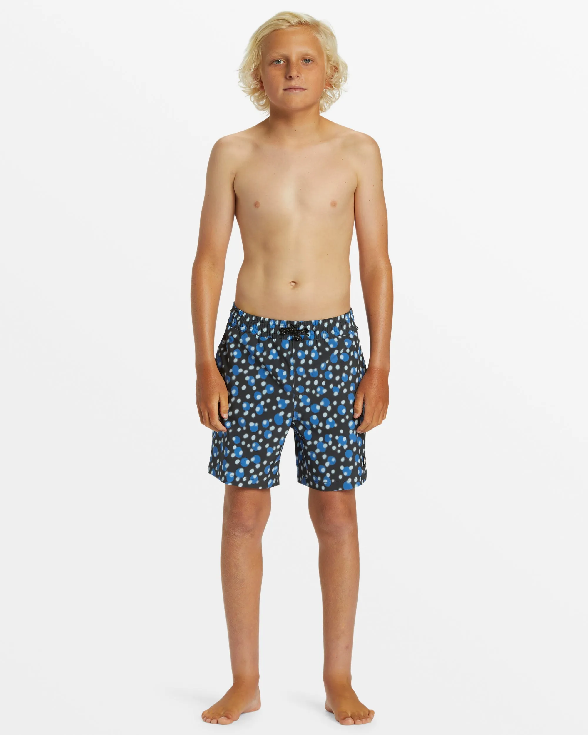 Boys 8-16 Surfsilk Mix Volley 14" Elastic Waist Shorts