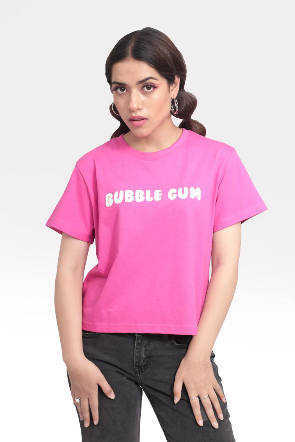 Bubble Gum Pink Graphic T-shirt