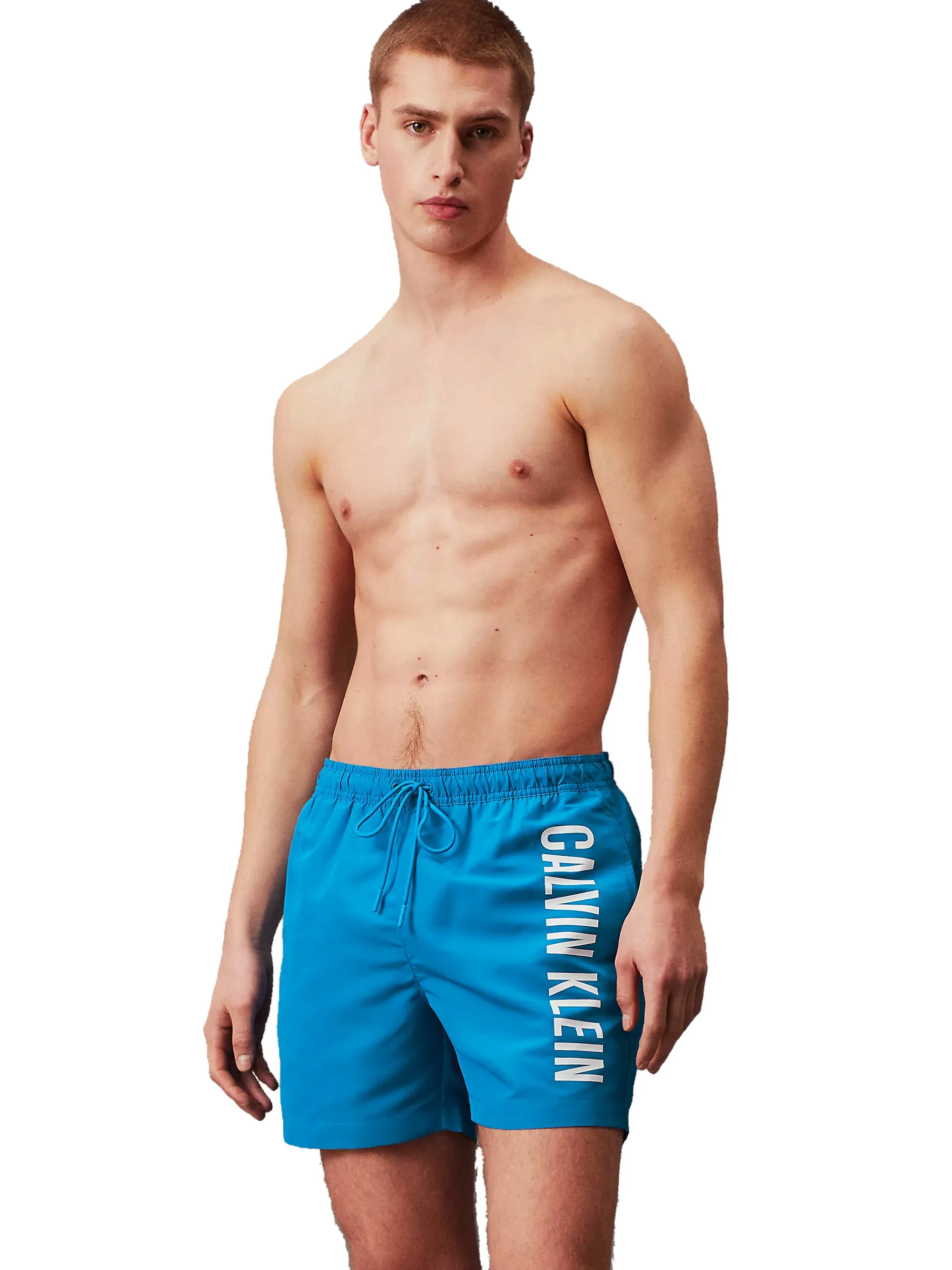 Calvin Klein Mens 'Intense Power' Side Logo Swim Shorts