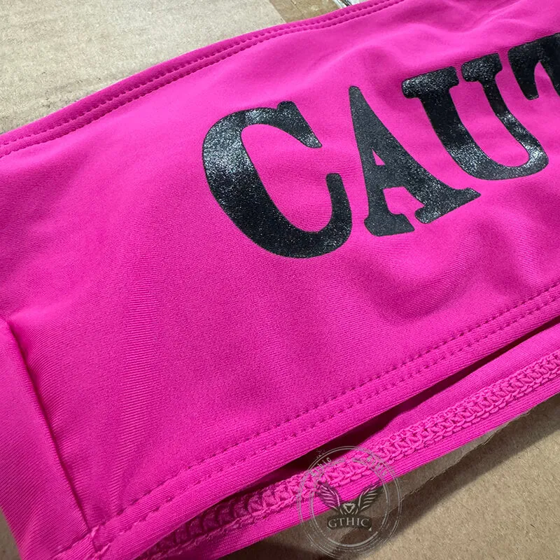 Caution Slippery When Wet Women’s Bikini Set