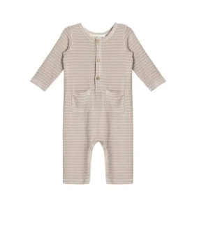 Charlie Rib Romper, Grey