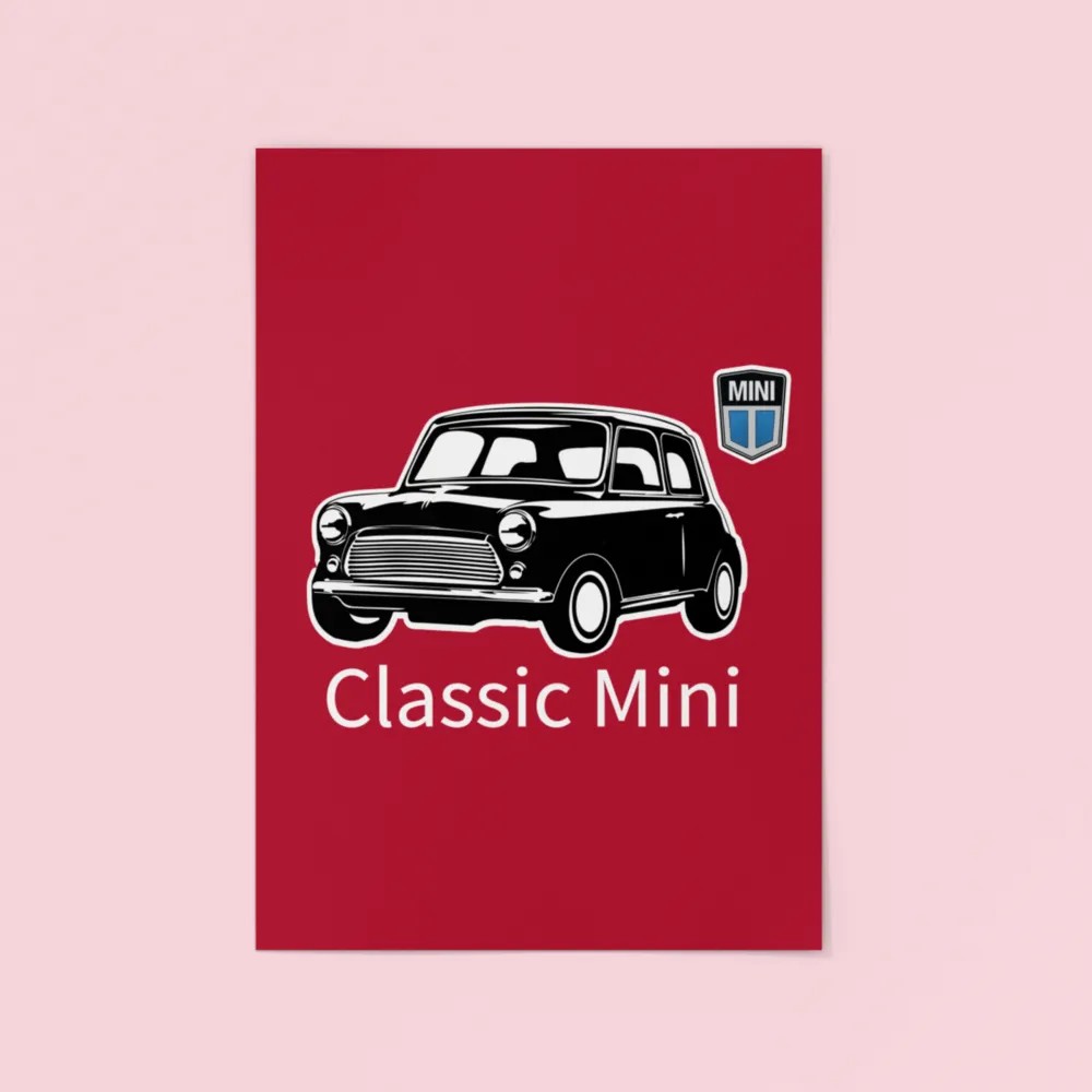 Classic Mini A3 Tin Sign