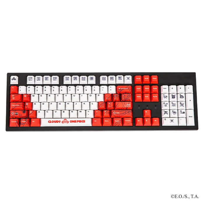 One Piece Anime Themed Premium Quality Keycaps from Cloud9 - Perfect for E-commerce