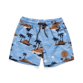 Crywolf Boardshorts - Blue Lost Island