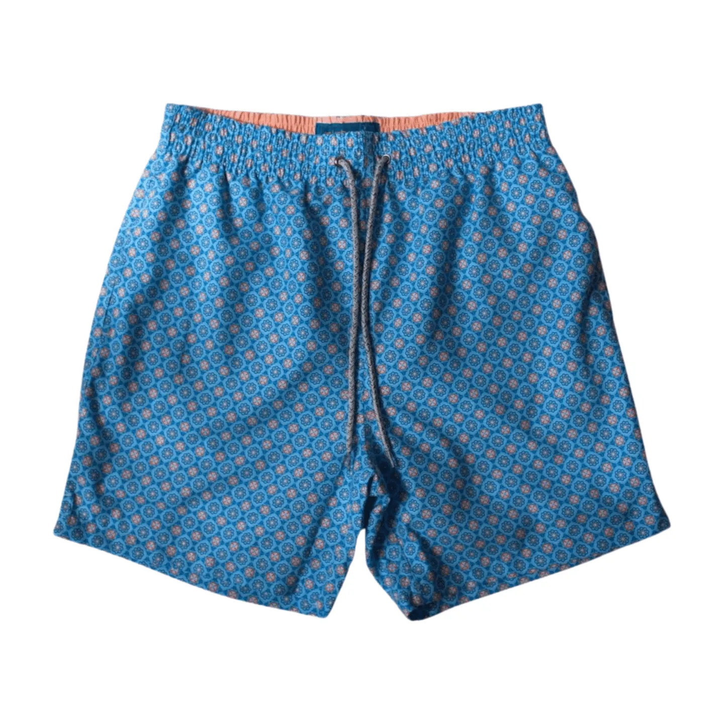 Cyclist Liner Swim Trunks - Medallion Light Blue