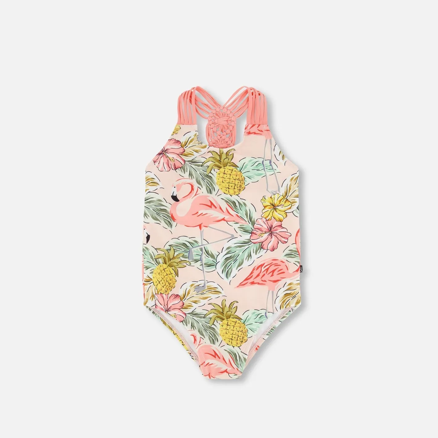 Deux Par Deux 1pc Swimsuit - Flamingo