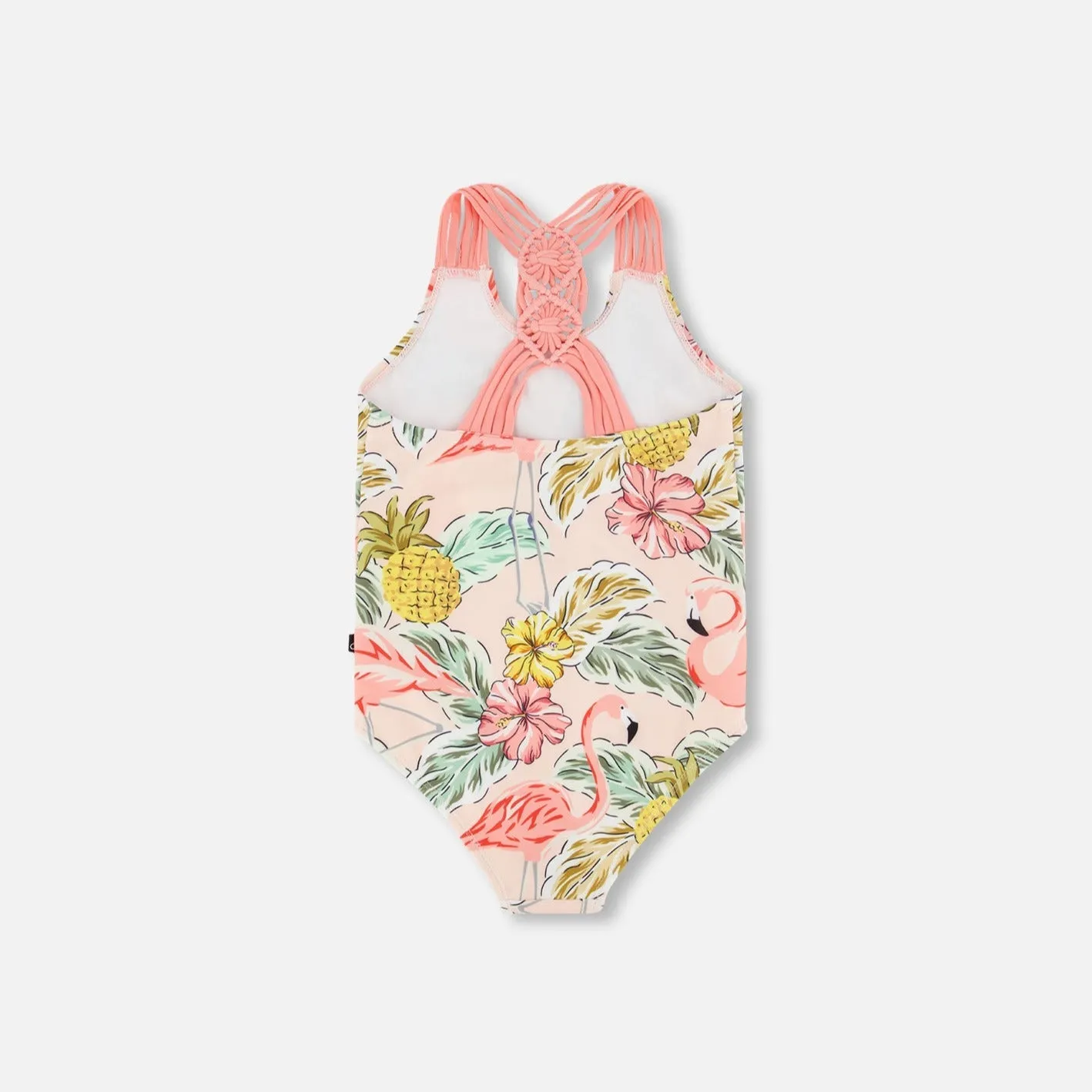 Deux Par Deux 1pc Swimsuit - Flamingo