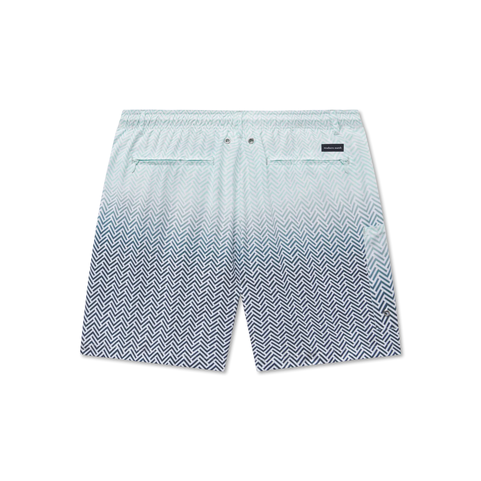 Dockside Swim Trunk - Herringbone Fade