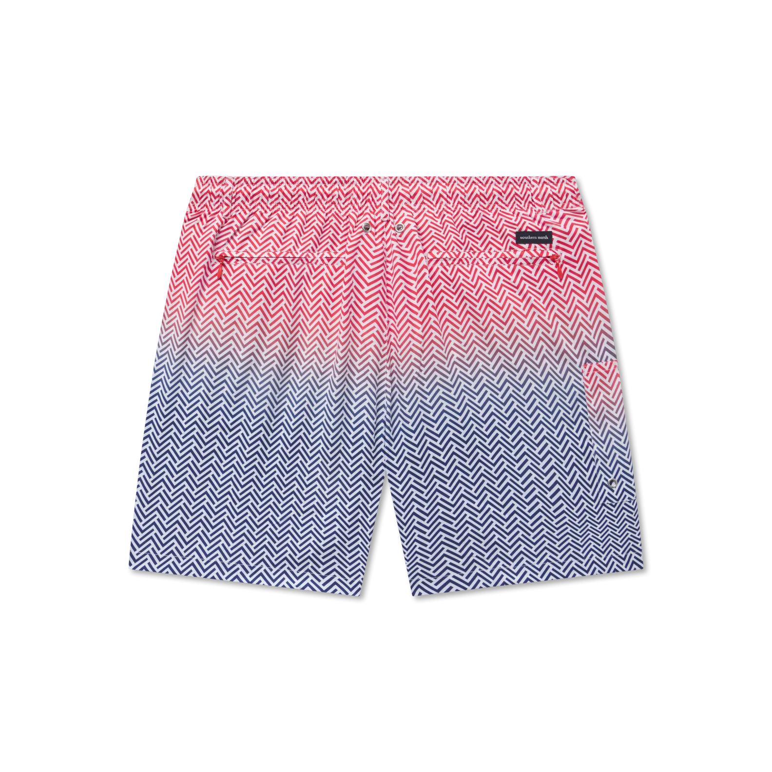 Dockside Swim Trunk - Herringbone Fade