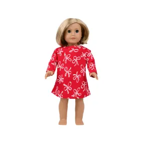 Dolly's Long Sleeve Polly Play Dress Bustling Bows