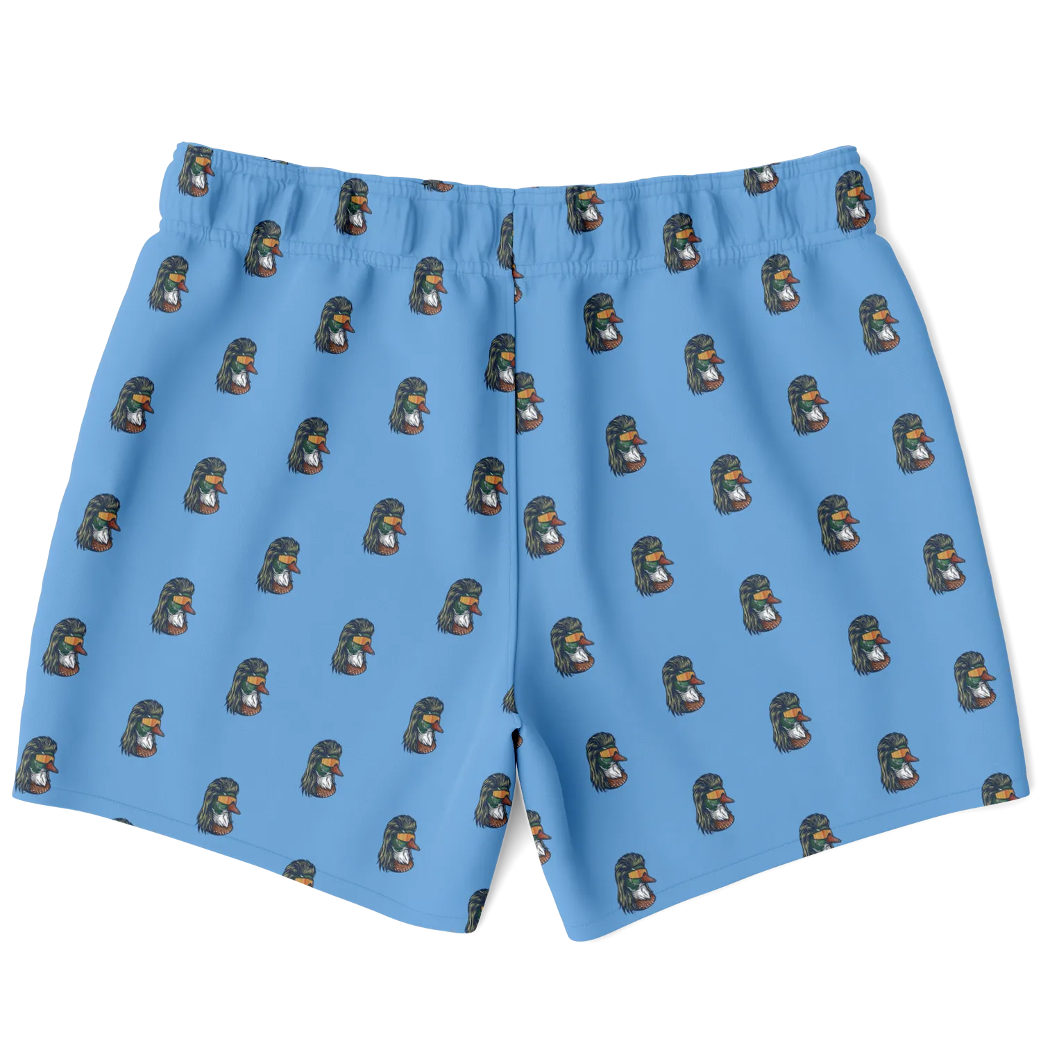 Duck Mullet Men's Swim Trunks - Blue