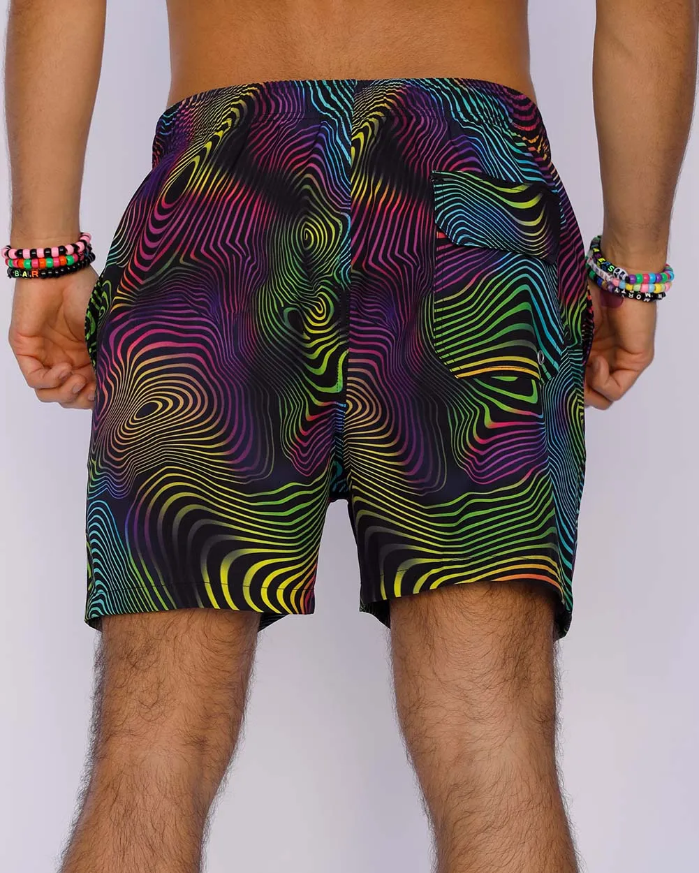 Electric Ripple Men's Shorts