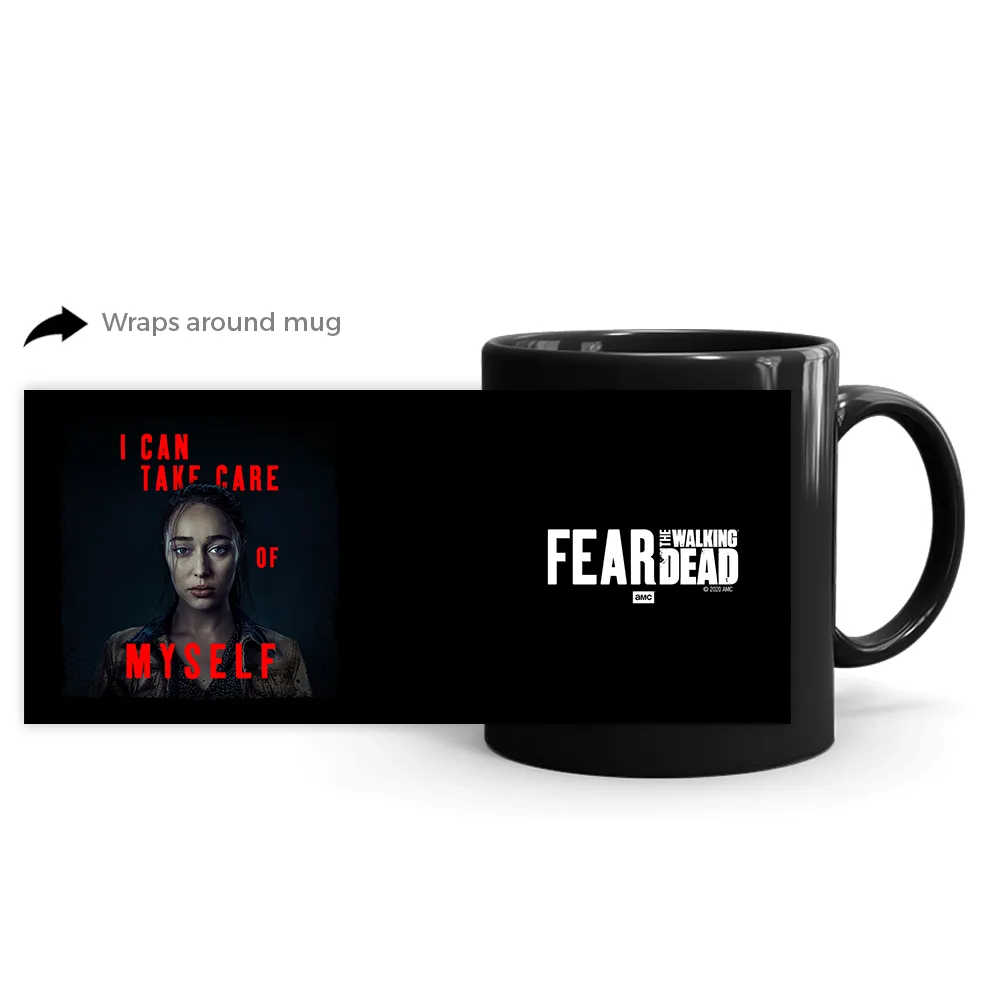 Fear The Walking Dead Season 6 Alicia Quote Black Mug